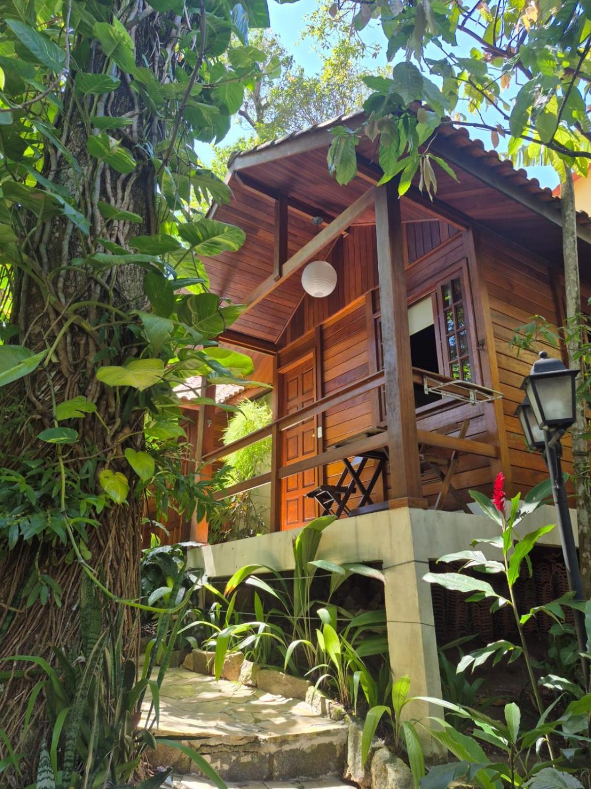 Aratinga Inn Vila do Abraao ภายนอก รูปภาพ
